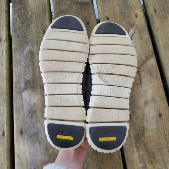 Cole Haan Zerogrand Wingtip Oxford Closed Hole Gray Suede Lace-up Shoes 8.5 - Picture 6 of 7